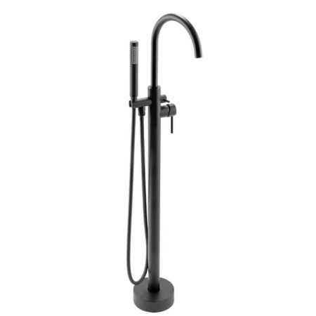 AKDY Freestanding Floor Mount Tub Faucet Bathtub Filler with Hand Shower