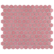 Blush Merola Tile Tribeca Porcelain Mosaic Tile